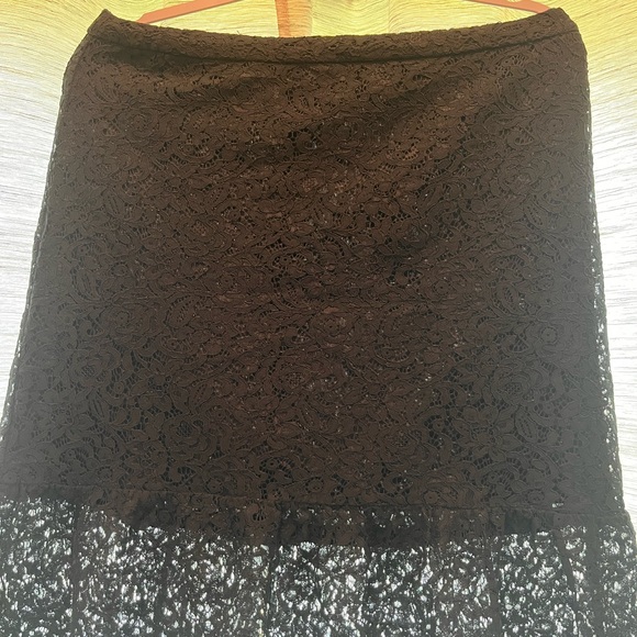 🛎️LAST CHANCE, 2/$10‼️🛎️Banana Republic lace skirt - Picture 3 of 6
